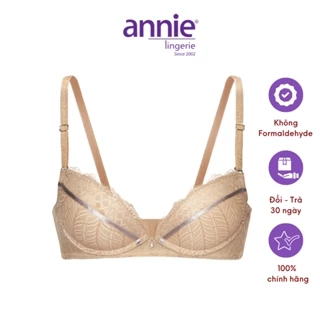 Áo ngực nữ annie lingerie BRA 8139 ren không gọng, nâng ngực, bản to , tạo dáng ngực, thấm hút tốt mặc thoải mái mút vừa