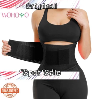 Pzv ≌ ready / stock] waist trainer corset sport slimming girdle belt tập gym body shaper