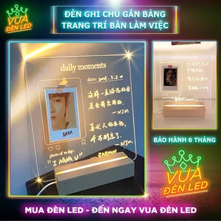 Đèn Ghi Chú Gắn Bảng Acrylic để bàn làm việc, làm đèn trang trí, đèn ngủ, làm quà tặng dễ thương