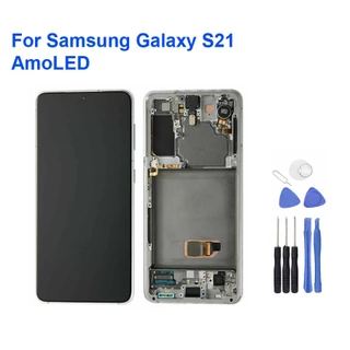 Màn hình chính hãng Samsung Galaxy S21, S21 Ultra, S21 Plus màn hình Amoled+ Frame màu Đen. Tặng