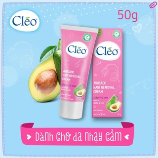 Kem tẩy lông Cleo Hồng 50g- Dành cho da nhạy cảm( dùng tẩy tay chân,nách,bikini)