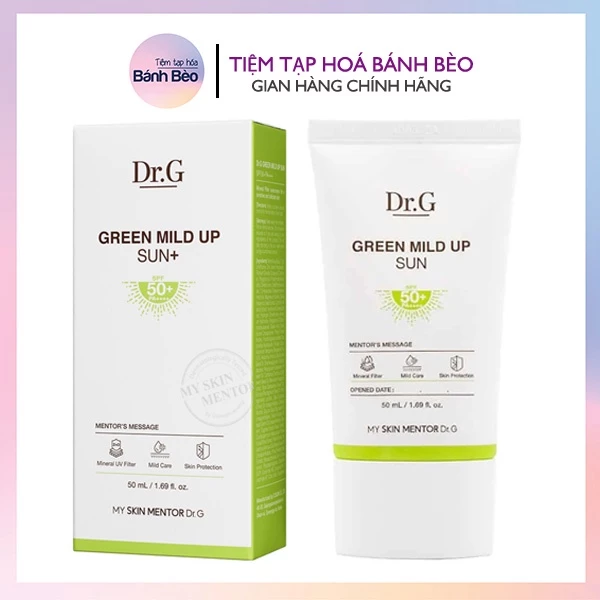 Kem chống nắng Dr.G Green Mild Up Sun SPF50 PA++++ 50ml/35ml/20ml / 10ml DrG Dr G Sáp chống nắng