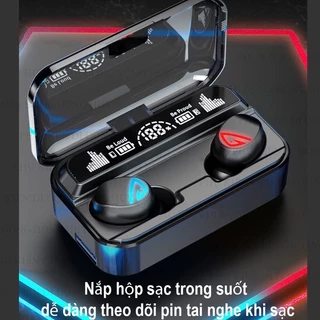 [HCM] Tai nghe bluetooth gaming S10 Pro cao cấp, cảm ứng, hỗ trợ đàm thoại, nghe nhạc, kiêm sạc dự phòng