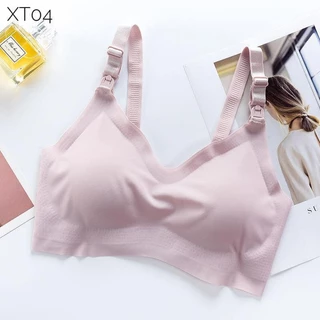 Áo ngực bà bầu, Áo lót cho con bú và sau sinh chống chảy xệ,Áo bra nâng ngực cotton mềm mịn không gọng SU ĐÚC TRƠN 85362