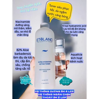 ETELANC  Ultra Hydrating Active Toner 500ml