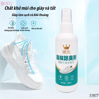 Chai xịt khử mùi giày ,tất, tủ giày , khử mùi và khử trùng ngăn chặn mùi hôi 11977