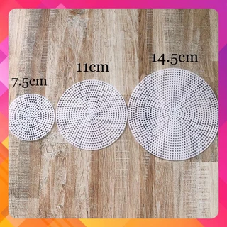 Tấm canvas tròn làm túi xách handmade nhiều size