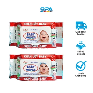 Khăn giấy ướt Baby Wipes không mùi gói 80 miếng