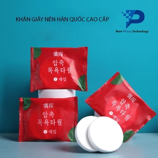 Khăn giấy nén HÀN, NHẬT, TRUNG cao cấp - Khăn mặt, khăn tắm, lau đầu đủ size - Tiện lợi mang theo đi du lịch, công tác