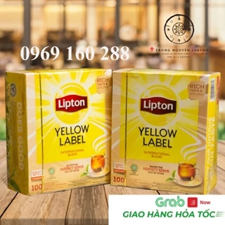 Trà Nhúng Lipton Nhãn Vàng 100 Gói - sản xuất tại Việt Nam