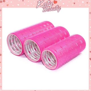 Lô uốn tóc mái bay lõi nhôm, lô cuốn tóc Hàn Quốc tự dính size 4x10,5 to dài Koty Beauty