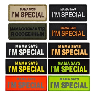 Huy Hiệu Dán Trang Trí Đầm In Chữ MAMA SAYS I 'M SPECIAL