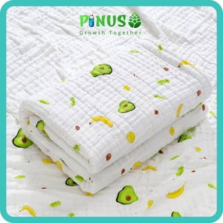 Khăn Tắm Xô Cotton 6 Lớp, Khăn Tắm Xuất Nhật Siêu Mềm Thấm Hút Tốt KT 1.05 X 1.05 mét