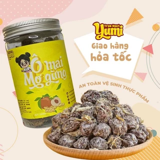 Ô mai Mơ gừng Trạm ngọt Yumi xí muội chua mặn ngọt ăn vặt thơm ngon