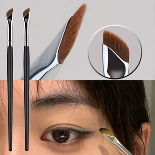 Soft Fiber Wool Eyeliner Eyebrow Brush - Bàn chải đánh bóng mũi chuyên nghiệp - Bàn chải trang điểm đường viền cong cong - Công cụ trang điểm pha trộn mỹ phẩm