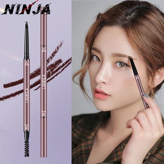 Chính Xác Brow Definer Lâu Dài Bút Xăm Lông Mày Trang Điểm Mỹ Phẩm Siêu Mịn Tam Giác Bút Lông Mày Chống Thấm Nước Tóc Vàng Nâu Trang Điểm Mắt 4 Màu Bút Chì Mắt