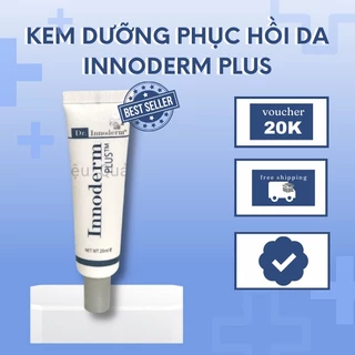 Kem dưỡng phục hồi da hư tổn, da mỏng yếu và phục hồi da sau peel Innoderm Plus (tuýp nhỏ 20g)