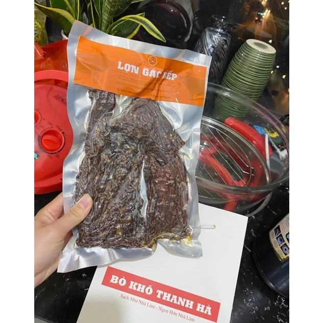 [LOẠI VIP] Thịt lợn gác bếp Thanh Hà gia truyền, heo gác bếp hun khói làm từ thịt tươi, đặc sản miền Bắc kèm chẳm chéo