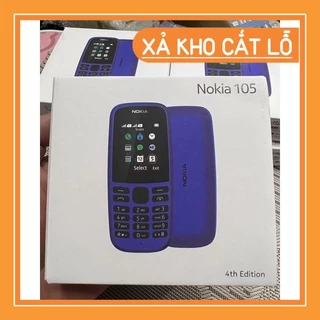 Nokia 105,  2 sim mẫu mới nhất, Điện thoại nokia nghe gọi loa lớn kèm pin sạc, BH 2 năm