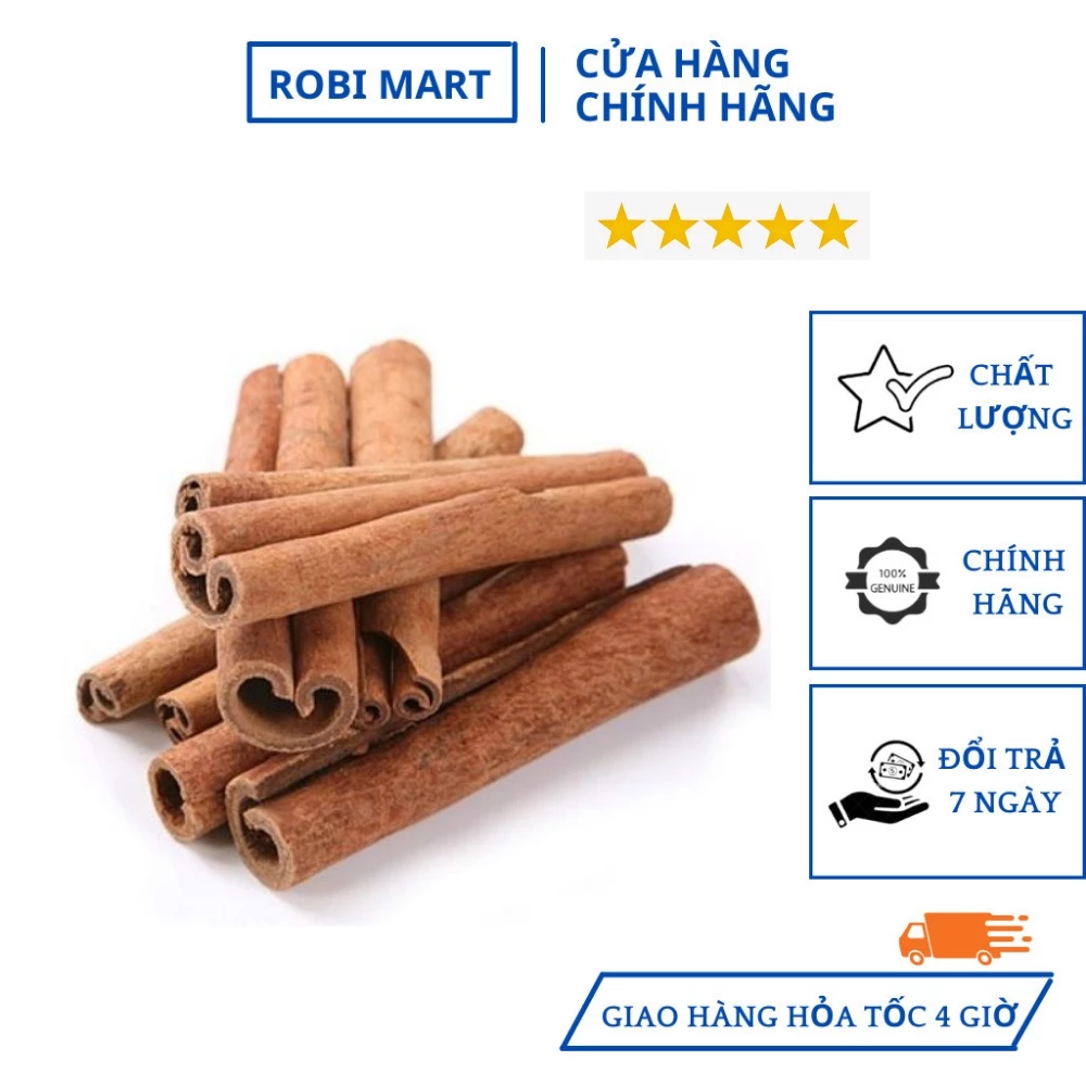 Quế thanh cạo vỏ robimart chế biến món ăn và trang trí - hàng loại 1