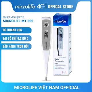 Nhiệt Kế Điện Tử Microlife MT500 | Cho kết quả nhanh chóng chỉ trong 30 giây - Bảo Hành Trọn Đời