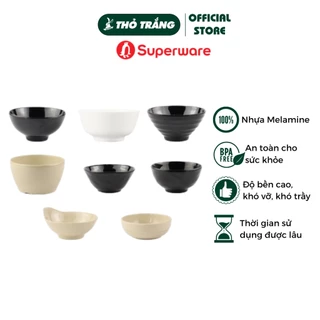 Chén cơm bóng Thái Lan Srithai Superware nhựa melamine