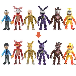 Set 6 Mô Hình Đồ Chơi Nhân Vật Trong Game Five Nights At Freddy 'S Cho trẻ Em