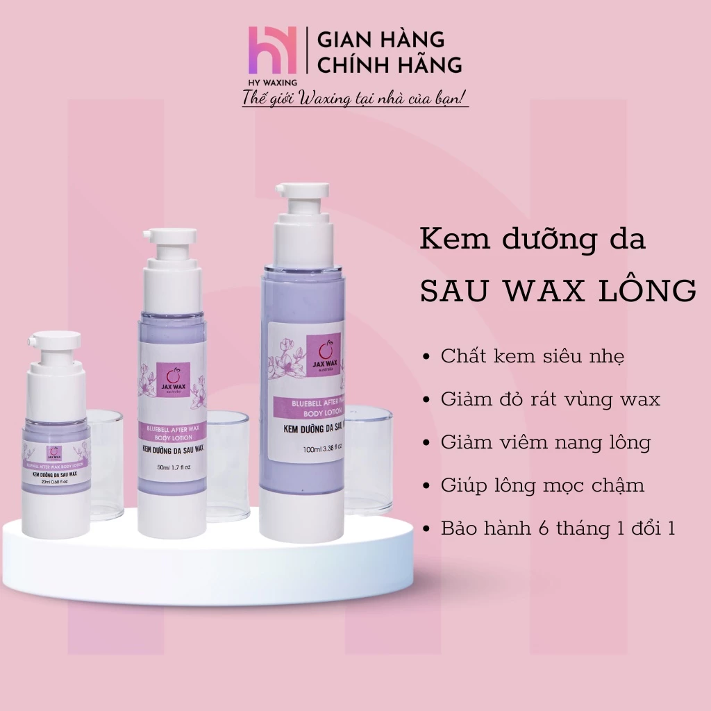 [CHE TÊN] Kem Dưỡng Da Sau Khi Wax Lông Giúp Giảm Ửng Đỏ, Viêm Nang Lông HY WAXING 1014