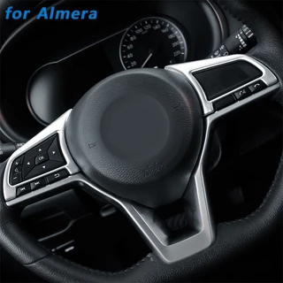 Set 2 Miếng Dán Trang Trí Vô Lăng Xe Hơi Nissan Almera 2022