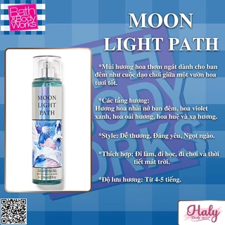 Moon Light Path ( Xịt thơm toàn thân Body Mist Chính Hãng Bath & Body Works )