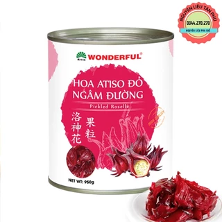 Hoa Atiso đỏ ngâm đường đóng lon Wonderful