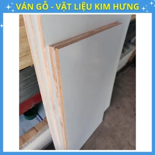 Mặt ván mdf 18 ly 2 mặt trắng (đen) không dán cạnh làm mặt bàn , kệ( nhận cắt theo yêu cầu)