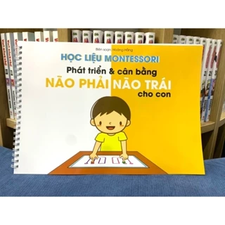 Học Liệu Montessori Phát Triển & Cân Bằng Não Phải Não Trái Cho Con