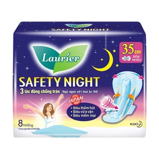 Laurier Safety Night Đêm Siêu An Toàn 35cm 8 miếng