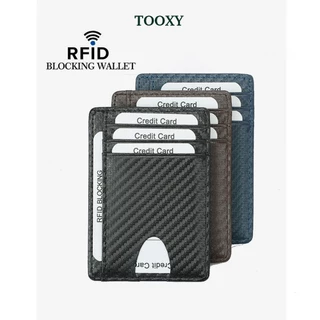 Ví đựng thẻ nhiều ngăn bằng sợi carbon thông minh chống RFID MSP - Bóp đựng Name Card, CMND, GPLX tiện lợi
