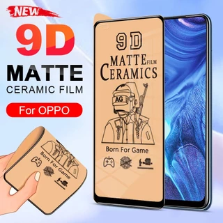 Miếng dán cường lực nhám full màn hình chống vân tay cho OPPO F11 F9 Pro A5 A9 2020 A3s A5(AX5) A5s(AX5s) A7 A12 A15