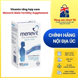 Vitamin tổng hợp nam Menevit Male Fertility Supplement, đủ 2 size