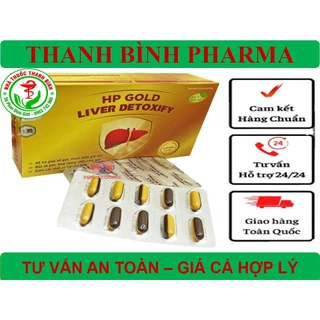 HP GOLD LIVER DETOXIFY - HỖ TRỢ GIÚP BỔ GAN - THANH NHIỆT GIẢI ĐỘC - TĂNG CƯỜNG CHỨC NĂNG GAN-TPCN