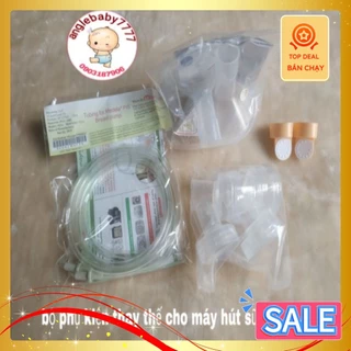 (Chính hãng) phụ kiện máy hút sữa phễu, cổ nối, van vàng, van trắng maymom (phễu rời) size 17-19-21-24 (giá 1 chiếc)