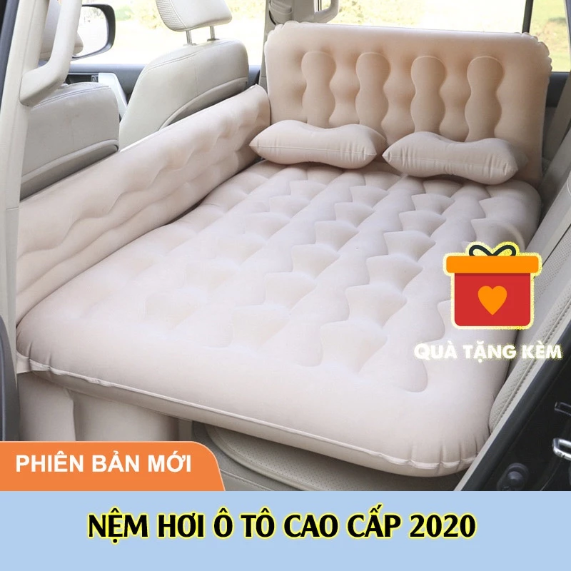 Giường Nệm Đệm Hơi Ô Tô Cao Cấp PHIÊN BẢN MỚI dùng cho Xe Hơi 4 đến 7 chỗ (bán tải, sedan, SUV, ...)