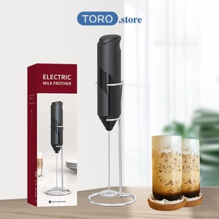 Máy đánh cà phê tạo bọt TORO cầm tay mini tiện lợi sử dụng pin cao cấp