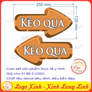 Sticker Tem Mũi Tên Kéo Qua Dán Cửa Kính, Dùng Cho Cửa Lùa, Cửa Kéo, Mẫu Mã Độc Đáo, Dán Ngoài Trời Chống Nước Tuyệt Đối