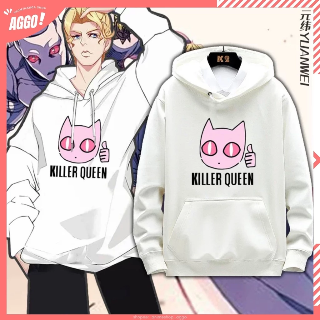 Áo Hoodie Nỉ Anime JoJo Bizarre Adventure, Áo Nỉ Dày Dặn Phong Cách Trẻ Trung Năng Động Form Rộng Nam Nữ Đủ SIze