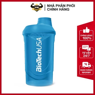 Bình Nước Tập Gym Wave Shaker BiotechUSA 600ml - Chính Hãng