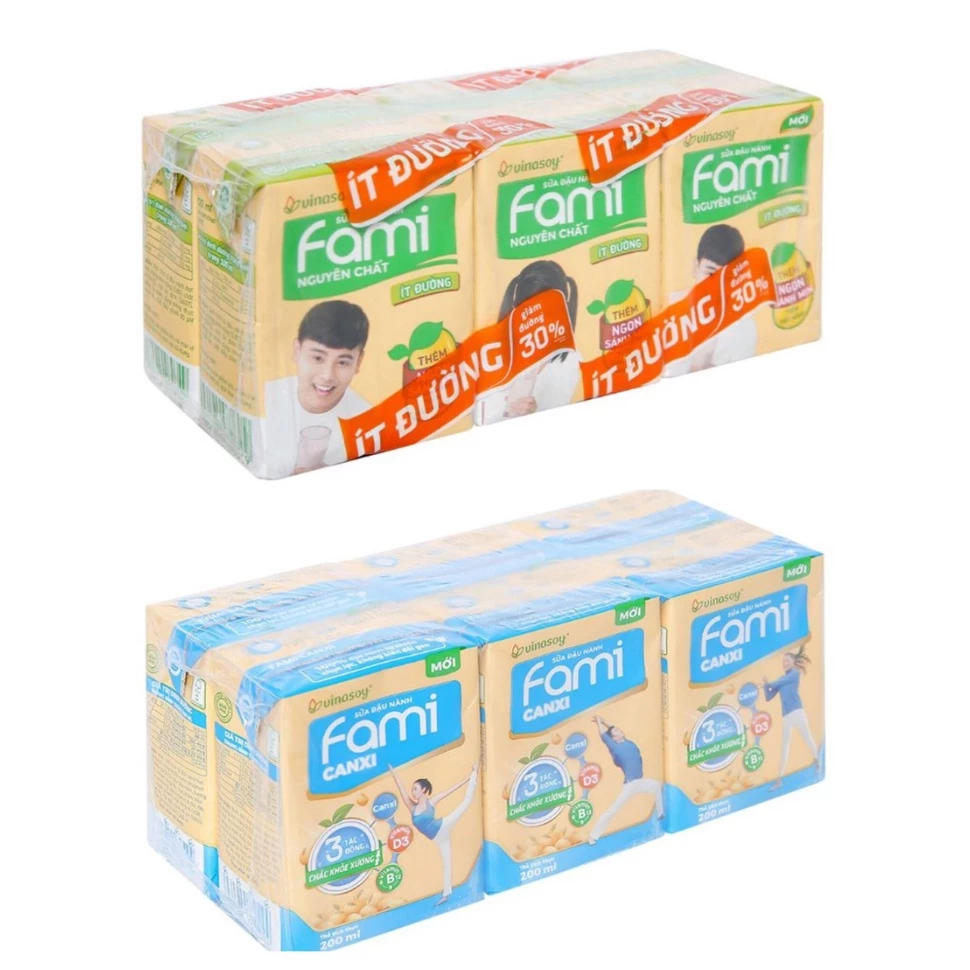 LỐC SỮA FAMI 200ML ĐỦ LOẠI