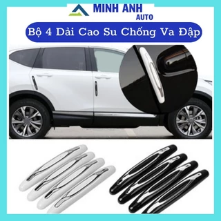 Bộ 4 Nẹp Chống Va Đập Cửa Ô Tô - Nẹp Chống Va Đập, Chống Trầy Xước Cánh Cửa Ô Tô - Nẹp Chống Va Đập Ô Tô