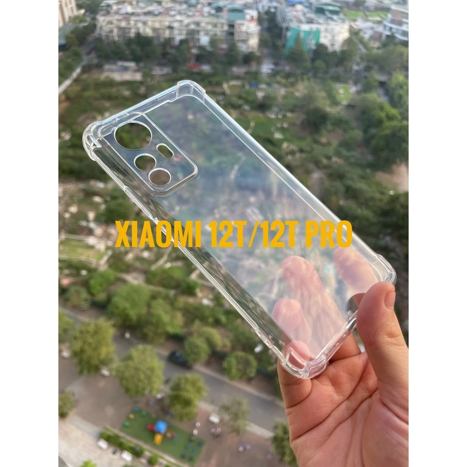 Ốp lưng Xiaomi 12T, 12T Pro Dẻo Trong Suốt Chống Sốc 4 Góc, khoét mắt camera