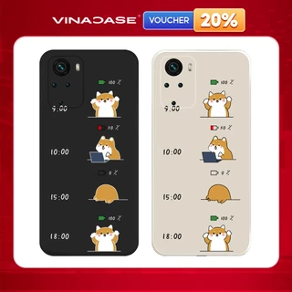 Ốp lưng Vina Case Xiaomi Redmi 10/Redmi 9T/Poco X3/....dẻo cạnh vuông bảo vệ camera hình Pin thời gian