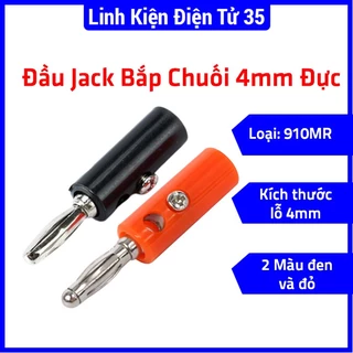 Đầu Jack bắp chuối 910MR 4mm đực tiện lợi, nhanh chóng và dễ sử dụng.