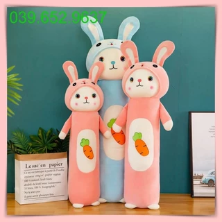 [Hàng có sẵn] Gối ôm hình thỏ ham ăn, gấu nhồi bông teddy bear hàng nhập khẫu cao cấp BIG Quà tặng ngày sinh nhật cô gái